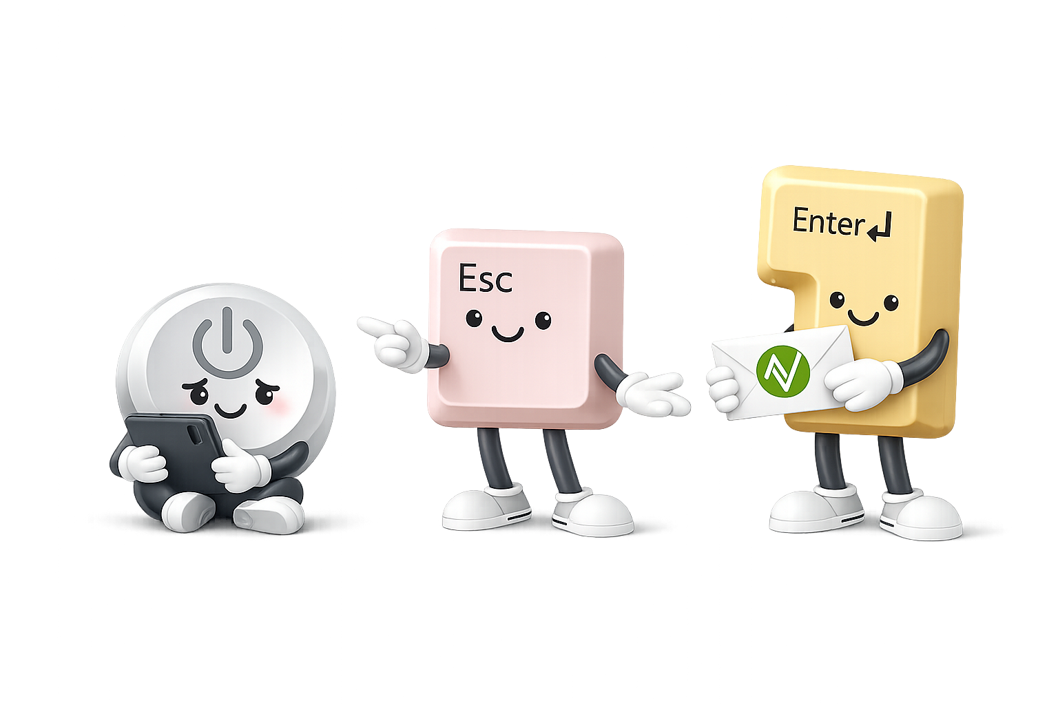 Personajes de AT Vault representando Tecnología Amiga